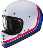 Full-Face Motorcycle Helmet Hjc V60 Advanced Fiberglass Composite Mc21 Scoby Size 08 M