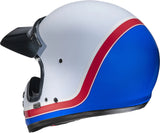 Full-Face Motorcycle Helmet Hjc V60 Advanced Fiberglass Composite Mc21 Scoby Size 09 L