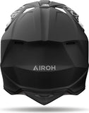 Off-Road Motorcycle Helmet Airoh Wraaap - Wra11 Thermoplastic Hrt Matte Black Color Size Xs
