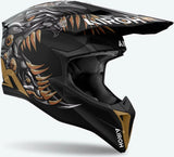 Off-Road Motorcycle Helmet Airoh Wraaap - Wrac35 Thermoplastic Hrt Matte Cyborg Size M