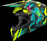 Off-Road Motorcycle Helmet Airoh Wraaap - Wrc31 Thermoplastic Hrt Matte Yellow Cyber Size L