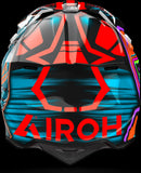 Off-Road Motorcycle Helmet Airoh Wraaap - Wrc32 Thermoplastic Hrt Gloss Orange Cyber Size Xs