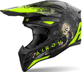 Off-Road Motorcycle Helmet Airoh Wraaap - Wrc55 Thermoplastic Hrt Matte Darkness Size M