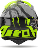 Off-Road Motorcycle Helmet Airoh Wraaap - Wrc55 Thermoplastic Hrt Matte Darkness Size Xxs