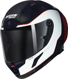 Full-Face Speeding Motorcycle Helmet Nolan X-804 Rs Ultra Carbon Carbon / White / Red Asso Di Picche 343 Size M