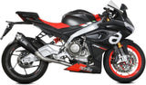 Complete Exhaust System Without Catalytic Converter And Without Sound Certification Delta Race Carbon Carbon - Mivv Compatible With Aprilia Rs 660 (2020-2024)