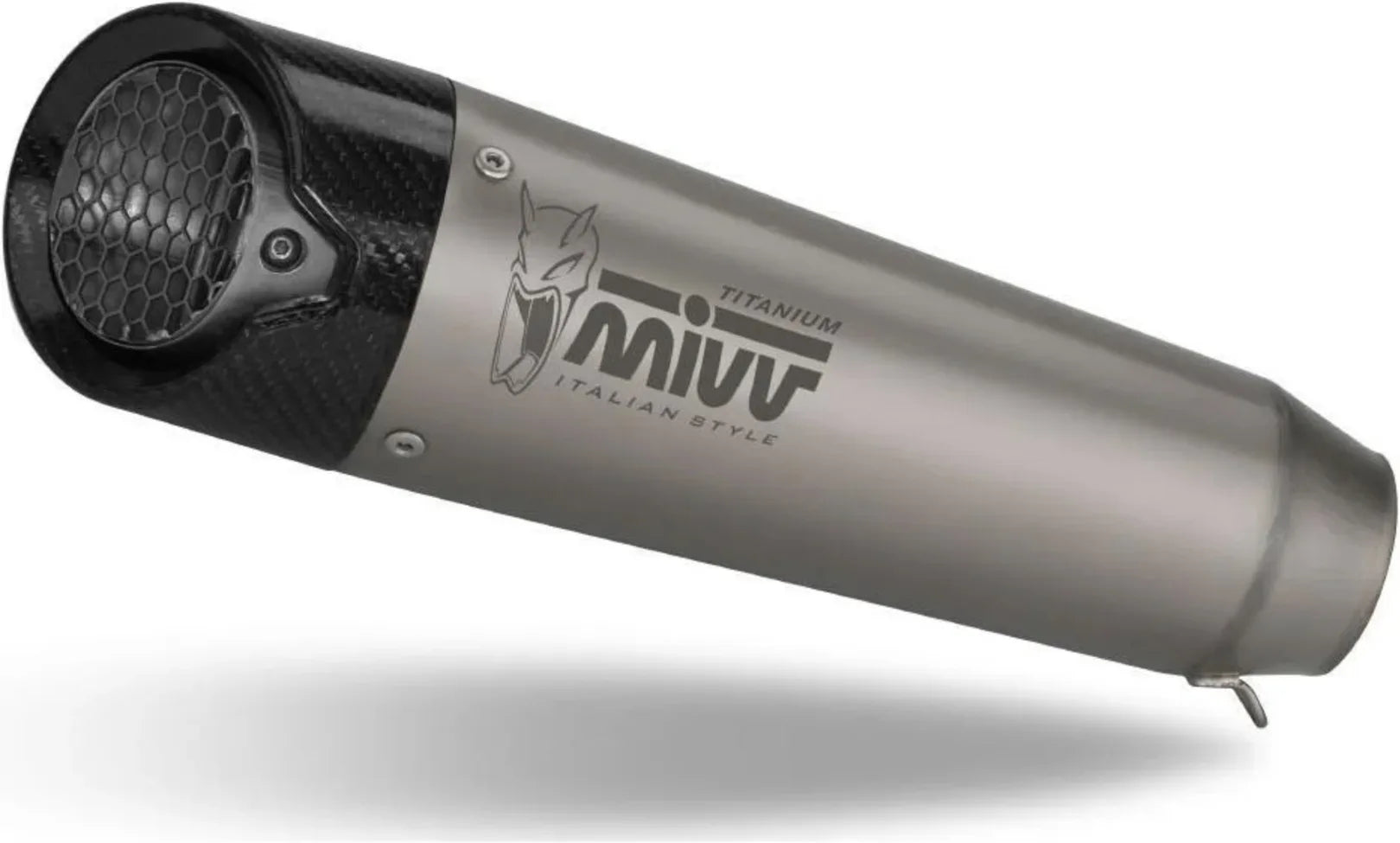 Exhaust Tip With Noise Certification X-M5 Titanium Carbon - Mivv Compatible With Ducati Monster + (2021-2024)