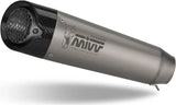 Exhaust Tip With Noise Certification X-M5 Titanium Carbon - Mivv Compatible With Ducati Monster + (2021-2024)