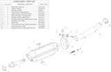 Exhaust Tip With Noise Certification Suono Stainless Steel Carbon - Mivv Compatible With Yamaha Yzf 600 R6 (1999-2002)