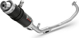 Complete Catalytic Exhaust System With Sound Certification Gp Carbon - Mivv Compatible With Yamaha Mt-125 (2015-2019)
