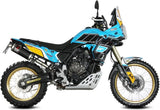 Exhaust Tip With Noise Certification Dakar Steel Black - Mivv Compatible With Yamaha Ténéré 700 (2019-2024)