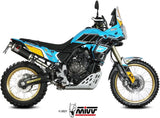 Exhaust Tip With Noise Certification Dakar Steel Black - Mivv Compatible With Yamaha Ténéré 700 (2019-2024)
