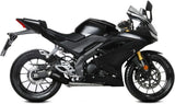 Complete Catalytic Exhaust System With Sound Certification X-M1 Steel Black - Mivv Compatible With Yamaha Mt-125 (2020-2024)