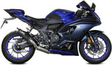 Uncatalysed Exhaust System Without Sound Certification Gppro Carbon - Mivv Compatible With Yamaha Yzf R7 (2022-2024)