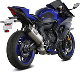 Uncatalysed Exhaust System Without Sound Certification Sr-1 Titanium - Mivv Compatible With Yamaha Yzf R7 (2022-2024)