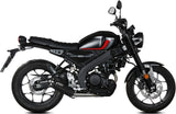 Complete Exhaust System Without Catalytic Converter And Without Sound Certification Hr-1 Steel Black - Mivv Compatible With Yamaha Xsr 125 (2022-2024)