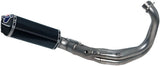 Complete Catalytic Exhaust System Without Sound Certification Relevance Carbon Carbon Cap - Termignoni Compatible With Yamaha Xsr 900 (2014-2020)