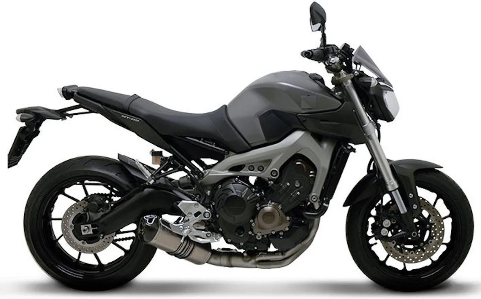 Complete Exhaust System Without Sound Certification Relevance Titanium Carbon Cap - Termignoni Compatible With Yamaha Mt-09 (2014-2020)