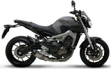 Complete Exhaust System Without Sound Certification Relevance Titanium Carbon Cap - Termignoni Compatible With Yamaha Mt-09 (2014-2020)