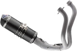 Complete Catalytic Exhaust System Without Sound Certification Relevance Carbon Carbon Cap - Termignoni Compatible With Yamaha Mt-07 (2014-2020)