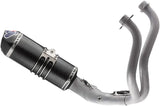 Complete Catalytic Exhaust System Without Sound Certification Relevance Carbon Carbon Cap - Termignoni Compatible With Yamaha Mt-07 (2014-2020)