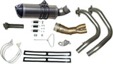 Complete Exhaust System Without Sound Certification Relevance Titanium Carbon Cap - Termignoni Compatible With Yamaha Mt-07 (2014-2020)