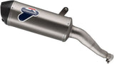Catalytic Exhaust Tip Without Sound Certification Relevance Stainless Steel Carbon Cap - Termignoni Compatible With Yamaha X-Max 250 (2009-2020)