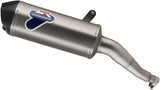 Catalytic Exhaust Tip Without Sound Certification Relevance Stainless Steel Carbon Cap - Termignoni Compatible With Yamaha X-Max 250 (2009-2020)