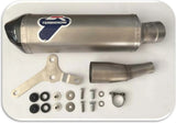 Exhaust Tip Without Sound Certification Relevance Stainless Steel Carbon Cap - Termignoni Compatible With Yamaha X-Max 400 (2010-2020)