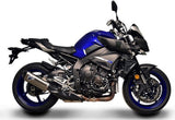 Exhaust Tip With Noise Certification Force Titanium Carbon Cap - Termignoni Compatible With Yamaha Mt-10 (2016-2020)