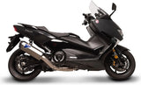 Complete Exhaust System Without Sound Certification Scream Titanium Carbon Cap - Termignoni Compatible With Yamaha Xp 530 T-Max (2017-2019)