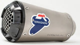 Complete Exhaust System Without Catalytic Converter And Without Sound Certification Gp2R-Rht Titanium Aluminium Cap - Termignoni Compatible With Yamaha N-Max 155 (2017-2020)