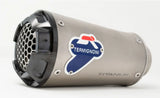 Exhaust Tip Without Sound Certification Gp2R-Rht Titanium Aluminium Cap - Termignoni Compatible With Yamaha N-Max 155 (2017-2020)