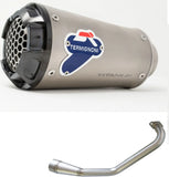Complete Exhaust System Without Catalytic Converter And Without Sound Certification Gp2R-Rht Titanium Aluminium Cap - Termignoni Compatible With Yamaha N-Max 155 (2017-2020)
