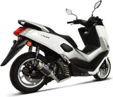 Complete Exhaust System Without Catalytic Converter And Without Sound Certification Gp Carbon - Termignoni Compatible With Yamaha N-Max 155 (2017-2020)
