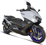Complete Exhaust System Without Sound Certification Titanium Black Carbon Cap - Termignoni Compatible With Yamaha Xp 560 T-Max (2020)