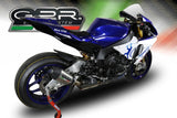 Exhaust Tip Without Sound Certification Gpe Anniversary Titanium - Gpr Compatible With Yamaha Yzf-R1 - M 1000 (2015-2016)