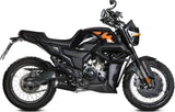 Complete Exhaust System Without Catalytic Converter And Without Sound Certification X-M1 Steel Black - Mivv Compatible With Zontes Zt 125 Gk (2021-2024)