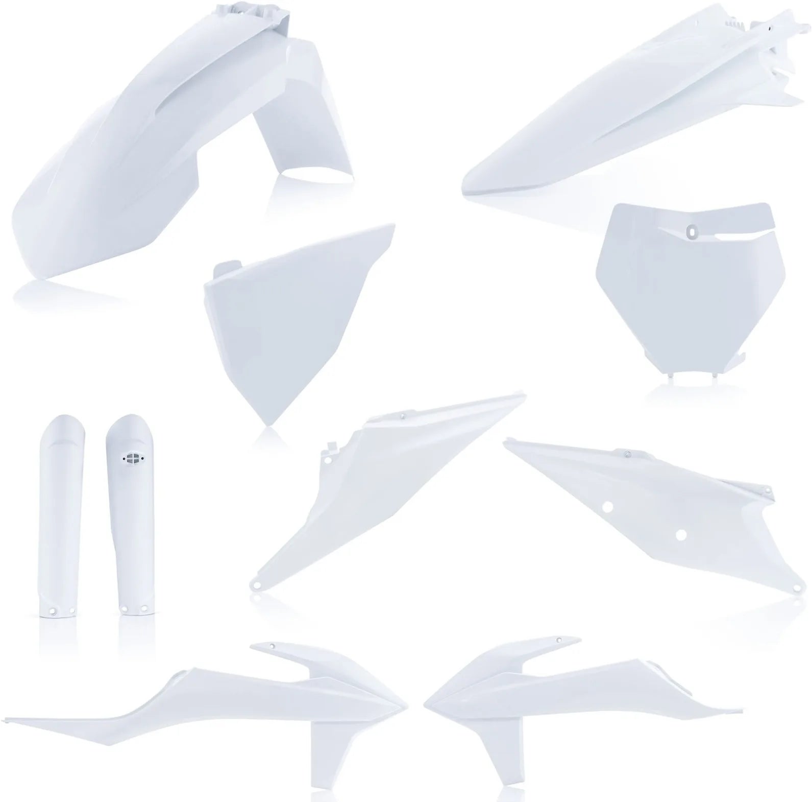 Plastics Full Kit - Acerbis Compatible With Ktm 250 Sx-F (2019-2022)