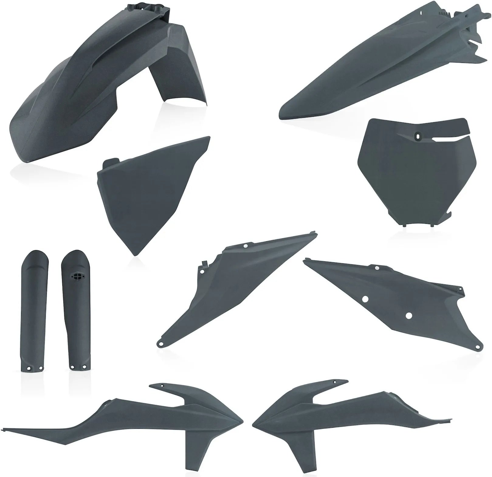 Plastics Full Kit - Acerbis Compatible With Ktm 350 Sx-F (2019-2022)