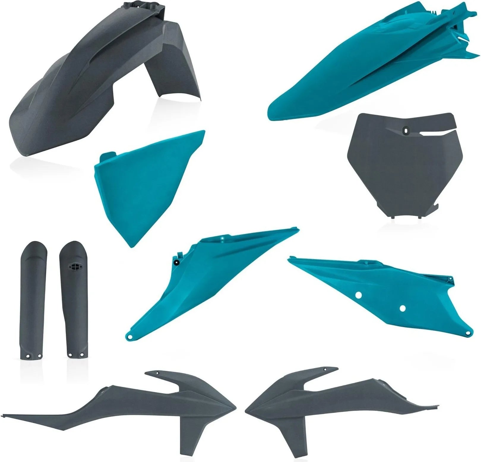 Plastics Full Kit - Acerbis Compatible With Ktm 250 Xc (2019-2024)