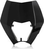 Headlight Mask - Acerbis Compatible With Ktm 400 Exc-F (2008-2011)