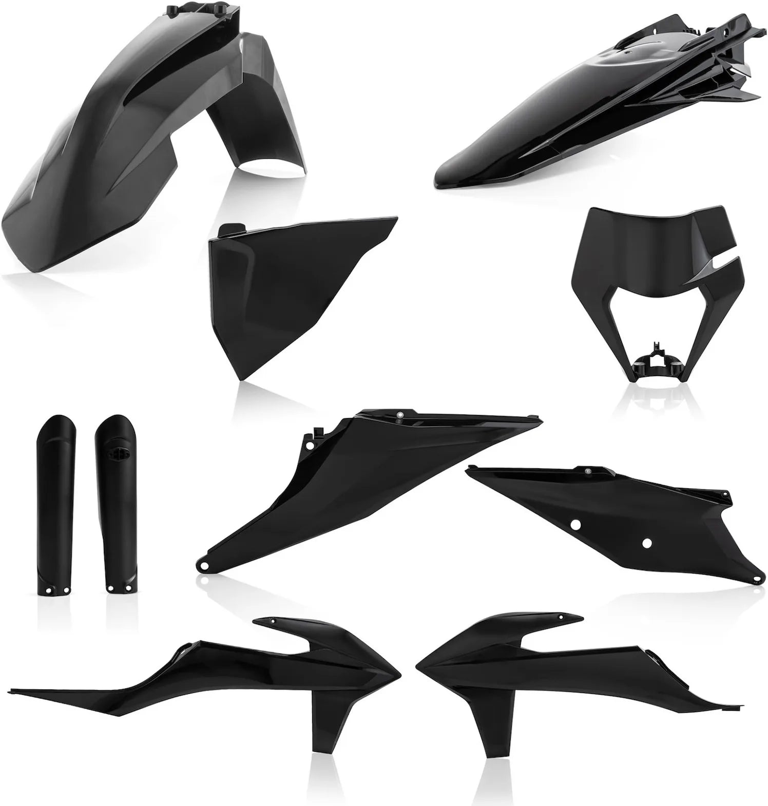 Plastics Full Kit - Acerbis Compatible With Ktm 300 Exc Tpi (2020-2022)