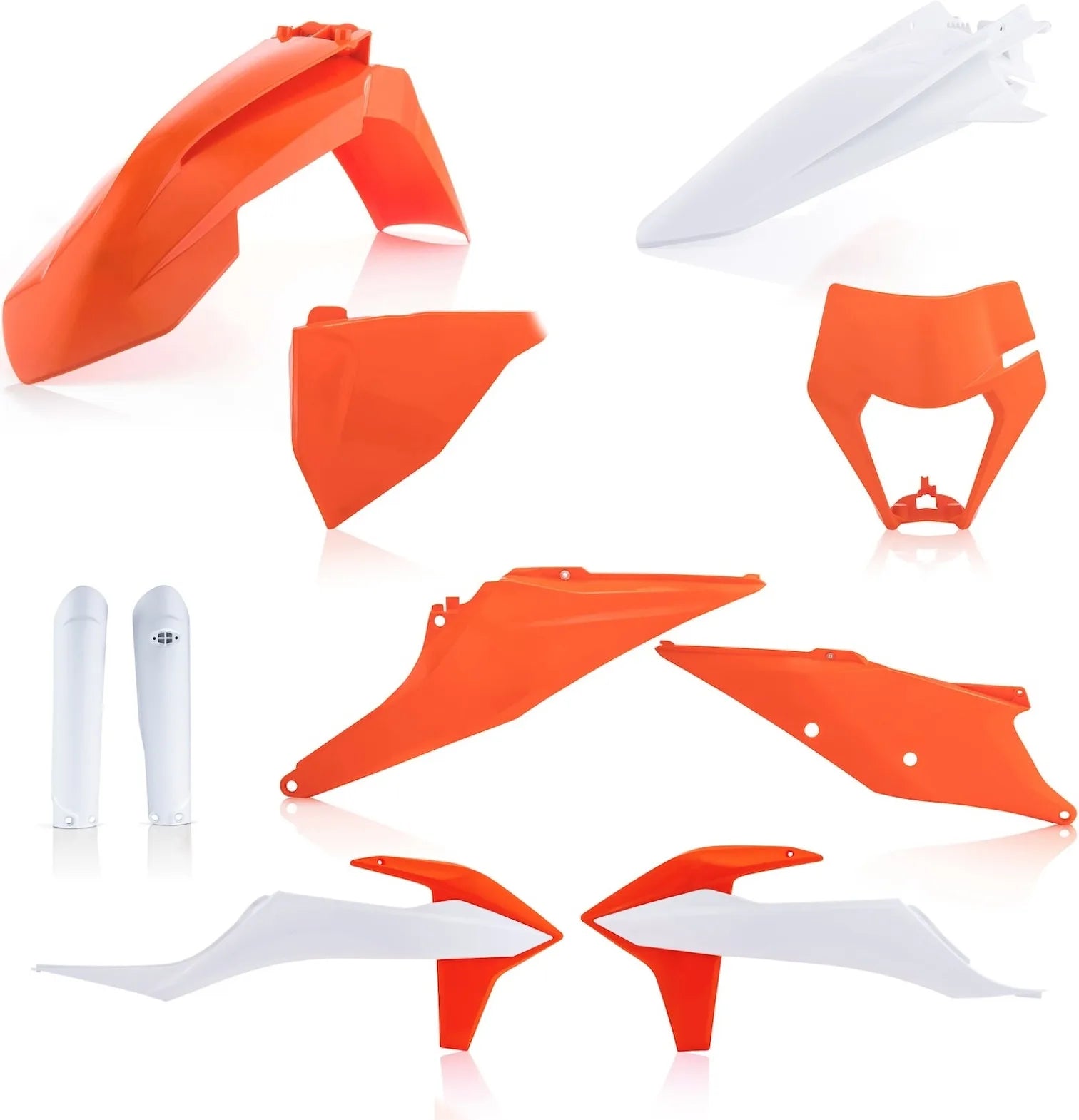 Plastics Full Kit - Acerbis Compatible With Ktm 250 Exc Tpi (2020-2023)