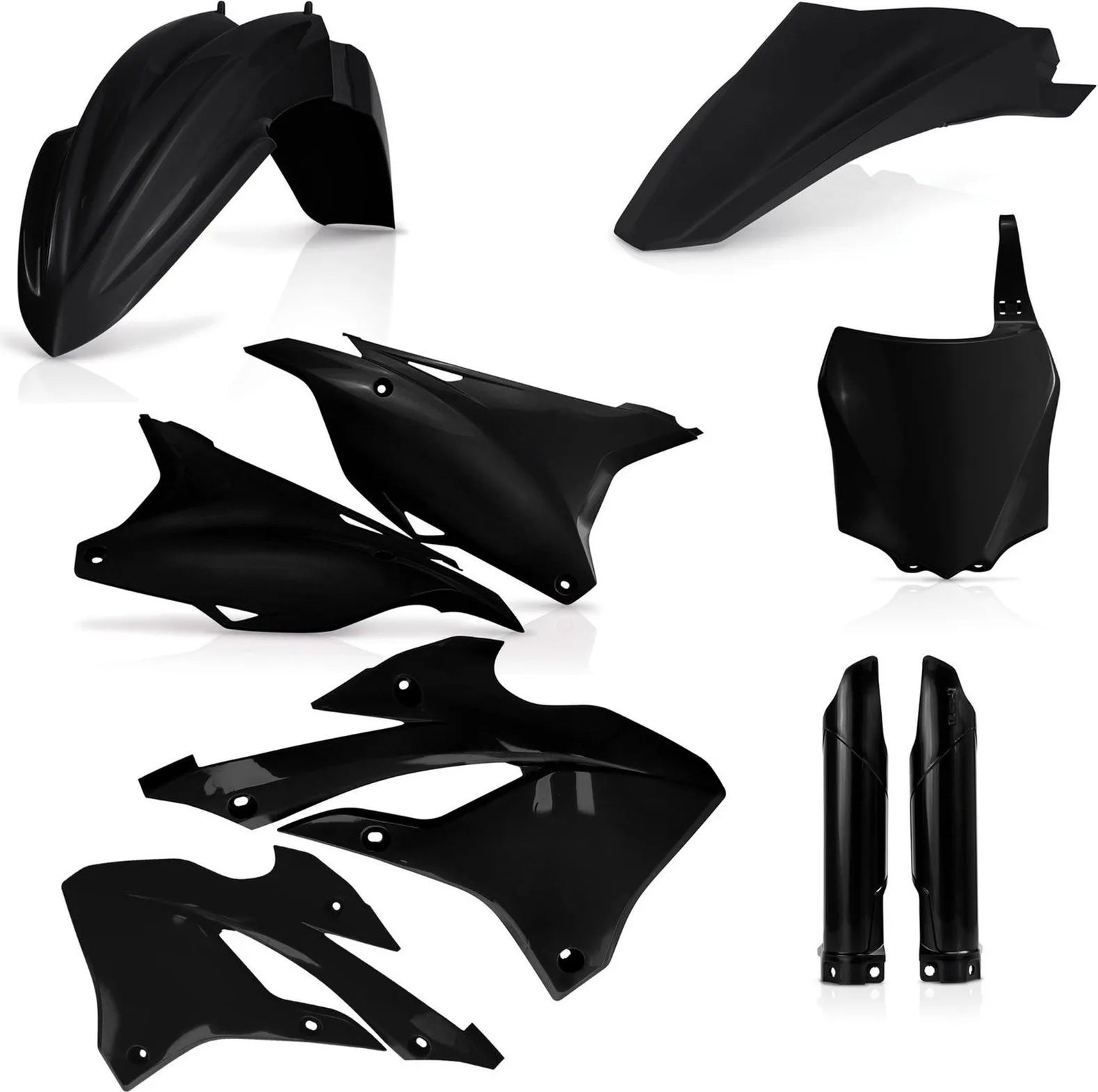 Plastics Full Kit - Acerbis Compatible With Kawasaki Kx 112 (2022-2024)