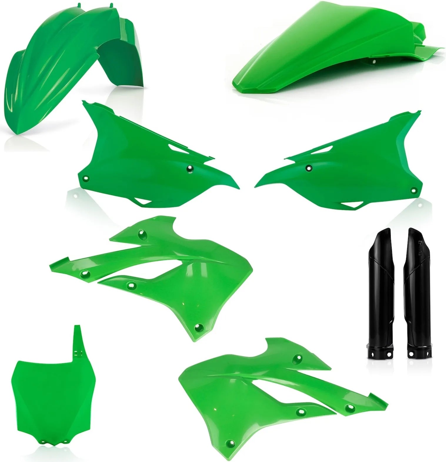 Plastics Full Kit - Acerbis Compatible With Kawasaki Kx 112 (2022-2024)
