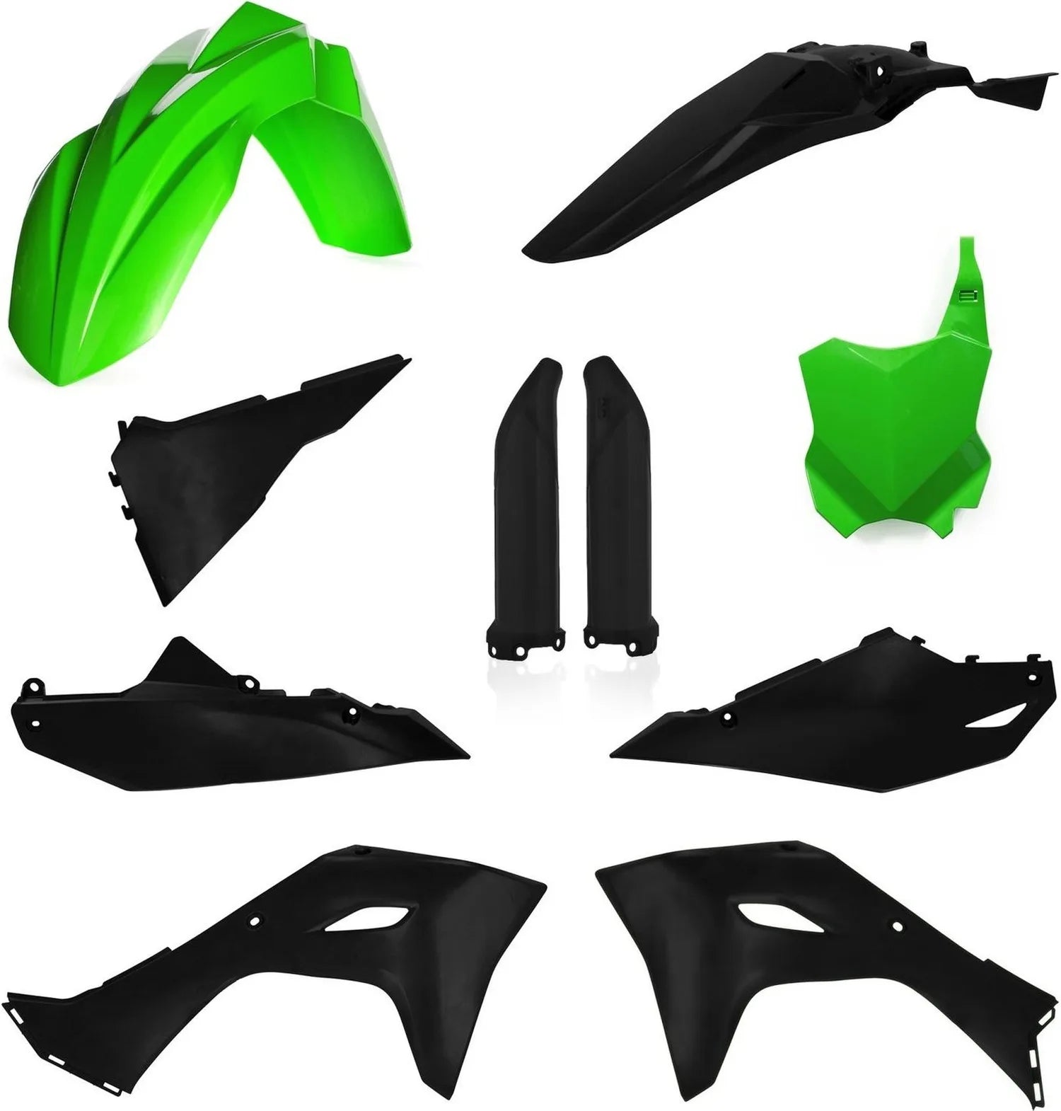 Plastics Full Kit - Acerbis Compatible With Kawasaki Kx 450 X (2024-2025)