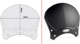 Black Aluminium Race Cafe Wind-Scree Aluminium - Givi Compatible With Benelli Leoncino 800 (2022-2024)