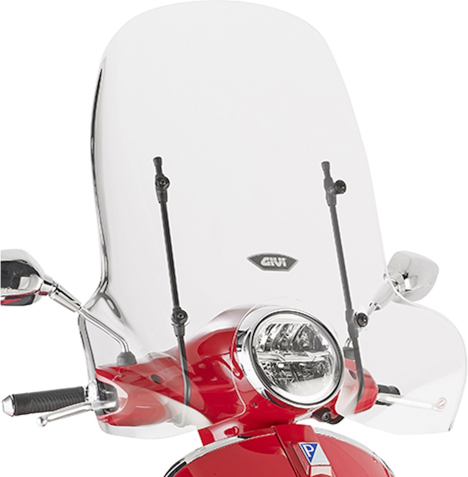 Transparent Wind-Screen - Givi Compatible With Piaggio Vespa Gts 125 - 300 Super (2023-2024)