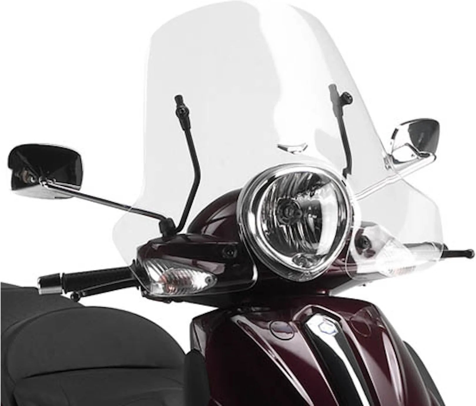 Transparent Wind-Screen 106A - Givi Compatible With Piaggio Beverly Tourer 125 - 250 (2008-2010)